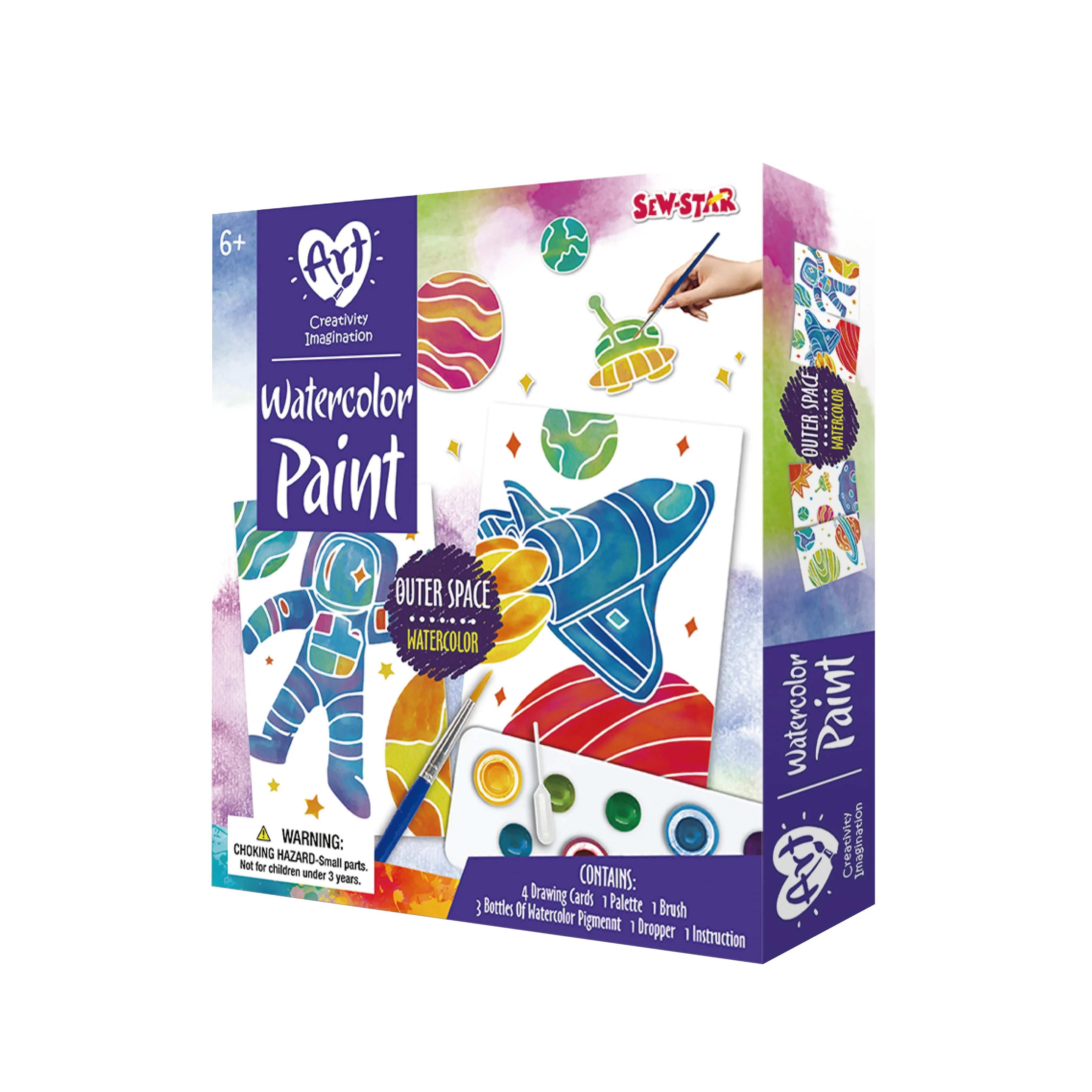 Sew Star Watercolor Painting Art-Astronaut – Best Educational Toys For Kids In Kuwait